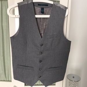 Perry Ellis Men’s Light Grey Vest - XS